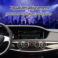 Lecteur multimédia automobile Android 14 LELV 12,3 pouces pour Mercedes Benz Classe S W222 2013 2017 Qualcomm 6225 CarPlay sans fil