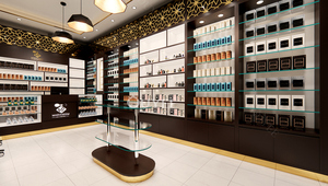 Tienda Muebles Tienda de cosméticos Decoración Perfume Estantes de exhibición Proveedores Perfume Tienda Decoración Perfume Mostrador Exhibición - Product Image 4