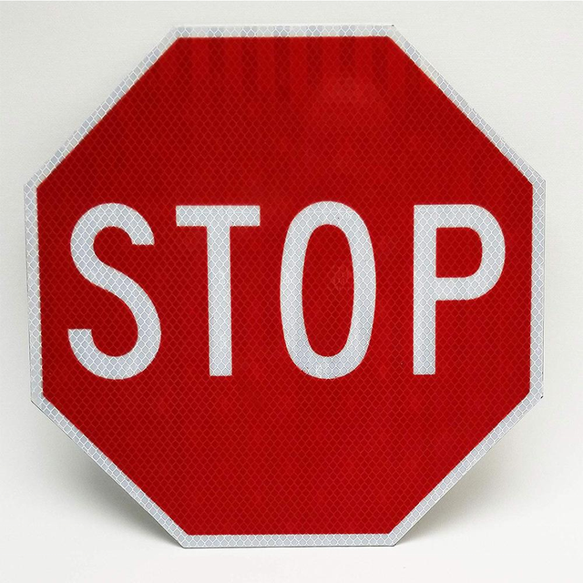 Custom Aluminum Traffic Signs with Engineering Grade Reflective Film for Road Safety Caution Warning Speed Limit & Parking Signs