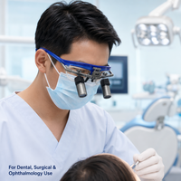 Loupes dentaires de précision 3x 4x 5x 6x, design ergonomique rabattable, loupe binoculaire pour dentiste, ophtalmologiste, endodontiste