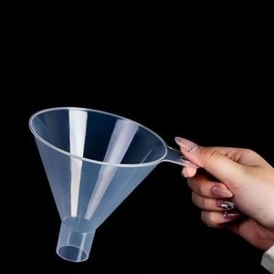 Venda quente Laboratório Funil PP Plástico Mini Perfume Transparente Dispensação Triângulo Cone Funil - Product Image 5