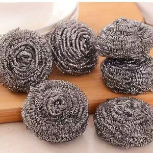 No dañe la herramienta de lavado de platos para el hogar Bola de limpieza de ollas de alambre de acero Lavado eficiente de platos y fregado de ollas - Product Image 2