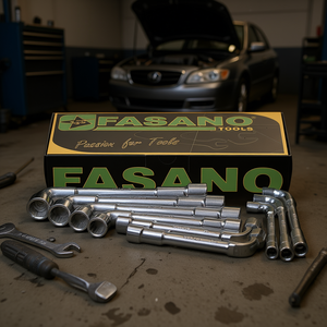 Jeu de clés à douilles métriques Fasano Tools 11 pièces pour réparation automobile - Product Image 3