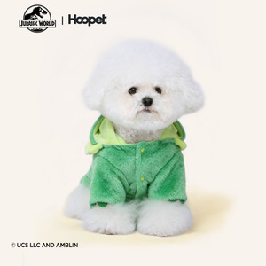 Hoopet Jurassic World Collaboration <b>Cat</b> and Dinosaur <b>Clothes</b> for Dogs - Outdoor Autumn and Winter Warm Cotton Clothing - Product Image 2