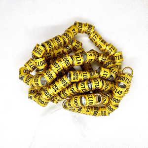 Customization High Quality Plastic Eco-Friendly Pigeon <strong>Leg</strong> <strong>Ring</strong> <strong>Bird</strong> Band Name Mobile &amp; Serial Numbers <strong>Bird</strong> Supplies - Product Image 3