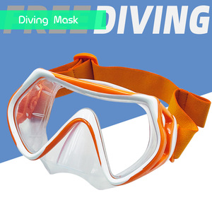 Máscara de buceo enmarcada con lentes de vidrio templado de 4,0 mm, correa elástica ajustable para snorkel, deportes acuáticos, uso universal para adultos - Product Image 3
