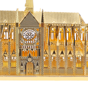Rompecabezas Metálico 3D de Notre Dame de París de Piececool, Kit de Modelo Arquitectónico para Armar, Artículo Coleccionable Creativo y Decoración para el Hogar - Product Image 4