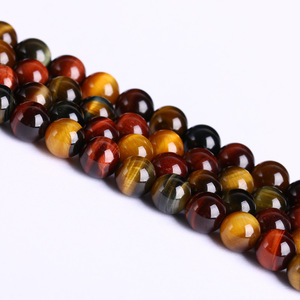 8mm naturel rond 3 couleurs perles d'oeil de tigre naturel <span class=keywords><strong>pierre</strong></span> fournisseurs - Product Image 1