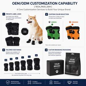 Nouvelles Bottes Antidérapantes Solides et Écologiques pour Chiens – Faciles à Enfiler, Conception Ouverte, Respirantes, Protection des Pattes pour Chiens Âgés sur Sols en Bois Dur – Lot de 4 - Product Image 6