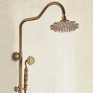 Ensemble de douche classique chromé avec jets doux et puissants, robinet mural monocommande pour usage hôtelier, design européen, robinet <span class=keywords><strong>WC</strong></span> - Product Image 2