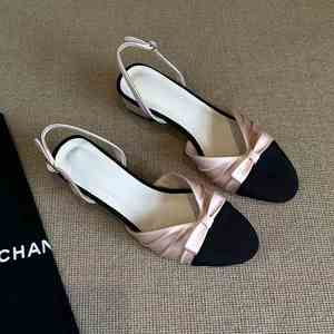 Women Closed Toe One Strap <b>Sandals</b> Summer Ruched <b>Bow</b> Design Minimalist Niche French Block Heel Casual Shoes - Product Image 4