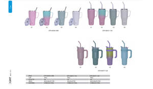 12oz 20oz 30oz 40oz all'ingrosso personalizzato a doppia parete isolato sottovuoto viaggio caffè in acciaio inox tazza bicchiere con coperchi e cannucce - Product Image 5