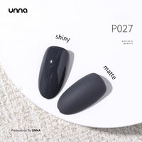 UNNA 10ML Vernis Gel UV Noir Blanc Gris Ciment Sans HEMA, TPO et TMPTA Gel Couleur Longue Durée Vernis Gel de Luxe Fournisseur d'Onglerie