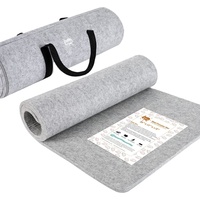Arrivées de nouveaux produits 2025 Meilleures ventes aux États-Unis Nouveautés Tapis de pressage en laine matelassée Meilleures ventes Tapis de repassage en laine