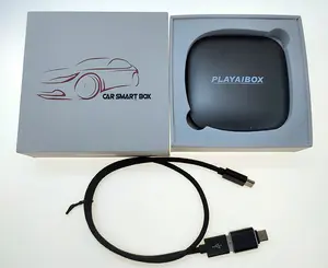 NAVLYNX appleie Carplay kotak AI nirkabel Android Auto Adapter Plug dan Play Universal wifi 4G SIM LTE gps Dongle untuk Audi