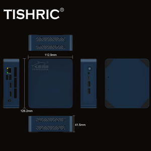 TISHRIC MINI PC Intel Alder Lake <span class=keywords><strong>I3</strong></span> 1215U Win11 Mini Host 16GB DDR4 512GB M.2 SSD PCIe BT5.2 WiFi6 Computadora de escritorio Diseño de juegos - Product Image 5