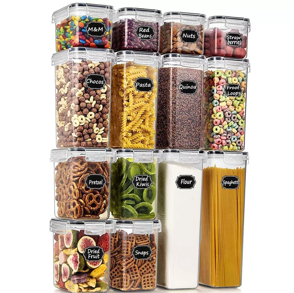 Набор из 5 контейнеров для хранения сухих продуктов