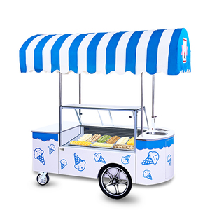 Carrello Espositore per Gelati Commerciale, Carrello Portatile per Gelati, Vetrina Refrigerata per Gelati da Supermercato <span class=keywords><strong>in</strong></span> Offerta - Product Image 4