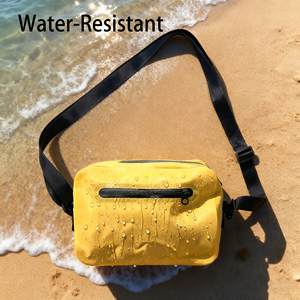 Sac fourre-tout étanche en PVC, trousse de maquillage imperméable, sac banane bandoulière pour téléphone, design sportif, compatible multi-marques, sac de natation pour téléphone - Product Image 6
