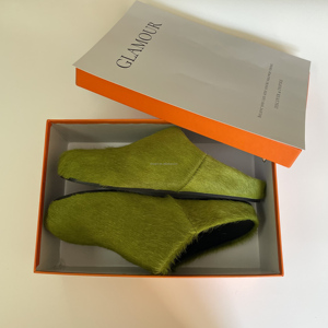 Chaussures de créateur pour hommes et femmes, style Oxford fourrées, antidérapantes, confortables, pour la maison, la chambre, chaudes, printemps - Product Image 2