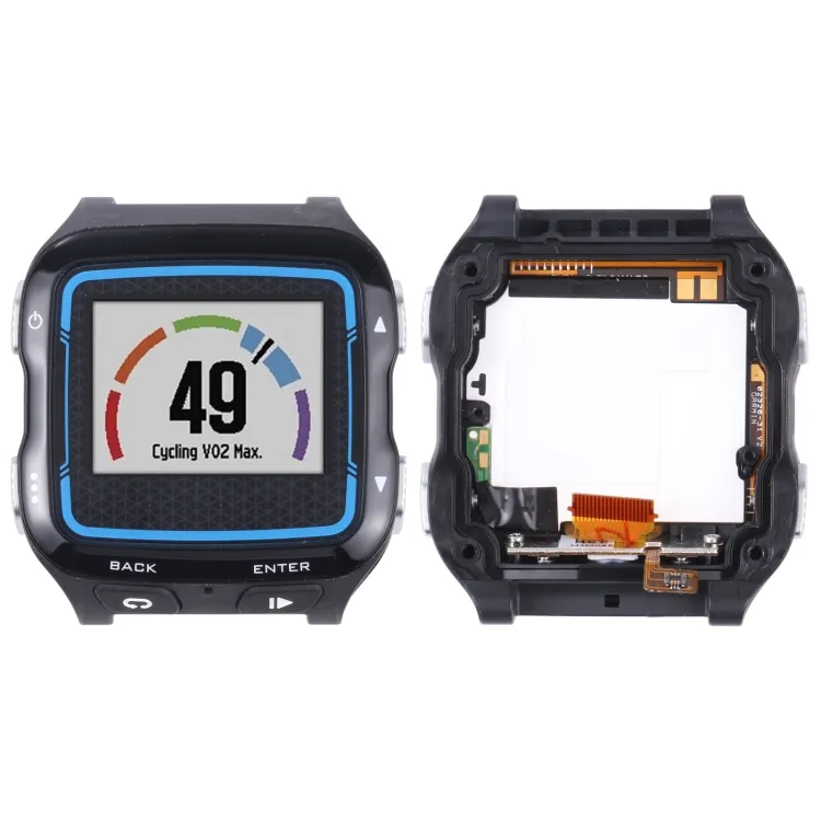 Pantalla LCD de venta directa de fábrica y montaje completo del digitalizador con marco para Garmin Forerunner 920XT