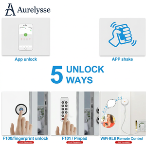 Serrure intelligente Aurelysse Euro Cylinder sans perçage, installation facile, compatible Tuya TTLock Zigbee Wehere App, haute sécurité, <span class=keywords><strong>prix</strong></span> usine. - Product Image 4