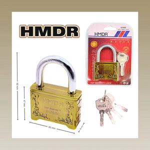 Serrure de porte extérieure en alliage de zinc massif antirouille Cadenas antivol Type Mindy avec clé pour armoires de dortoir et d'entrepôt - Product Image 6