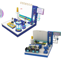 Modelo de Bloques de Construcción Personalizados para Arquitectura Empresarial, Exhibición de Productos, Marca de Máquinas, Regalo Corporativo, Fábrica OEM ODM