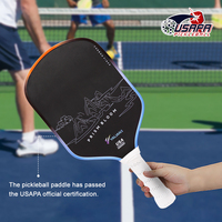 Raquettes de pickleball de conception de la géométrie, OEM et ODM de palette d'entraînement d'approbation d'USAPA disponibles
