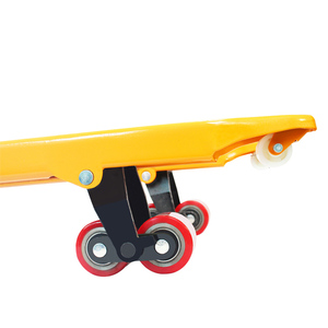 รถยกพาเลทไฮดรอลิกแบบมือโยก ได้รับการรับรองมาตรฐาน CE รับน้ำหนัก 2 ตัน ขนาด 1150x540x1200 มม. ล้อไนลอน/ยาง/พียู สินค้าใหม่ในกาตาร์ ฮันชา กว่างโจว - Product Image 4