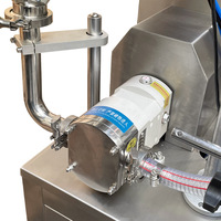 Remplisseuse automatique de haute précision à pompe à lobes pour moteur électrique, pour lotion, crème pour le visage, huile, pâte, en flacon en verre, à haute viscosité (1%)