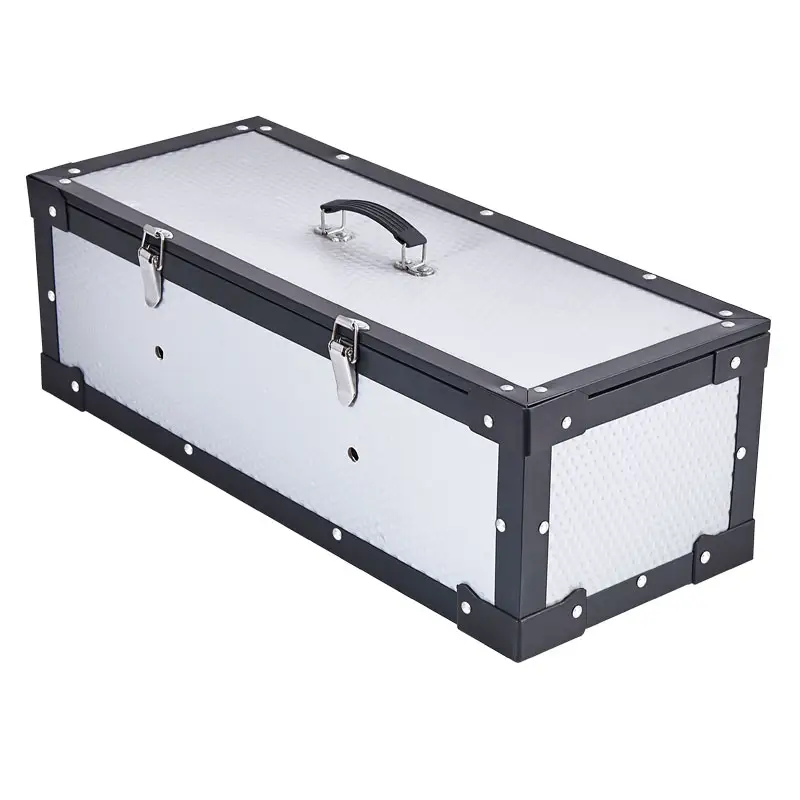 Heavy duty aluminum flight case pp honeycomb suitcase carrying storage boxes for protecting