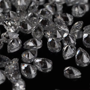 4*2.5 mm <b>White</b> Lab Grown <b>Diamond</b> Pear Cut (EF & VS ) Lab Grown Loose <b>Diamond</b> for Jewelry - Product Image 1