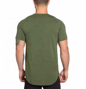 Vente en gros de t-shirts de sport décontractés en coton, t-shirts ajustés, vêtements de fitness, t-shirts grande taille, personnalisés, simples, pour courir rapidement, sports pour hommes - Product Image 3