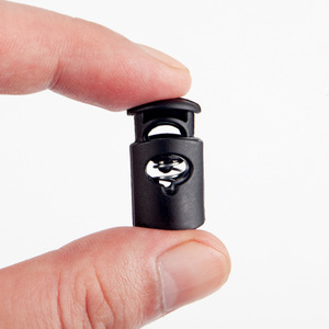 Buckles For <b>Bags</b> Spring Press Adjustable Drawstring Pig Nose Types Durable <b>Black</b> Plastic Accessories - Product Image 3