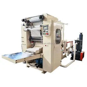 Máquina para fazer papel de mão automática tipo dobra V interdobrada de papel de seda facial