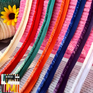 1cm Velvet Flanged <strong>Piping</strong> <strong>Cord</strong>, Fur Fringe Trim, Accessories for Home Textiles, Pillows, <strong>Cushions</strong> and Furry Edge Binding - Product Image 2