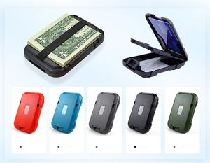 Nueva fábrica de moldeo, tarjetero de plástico, billetera de plástico de aluminio para tarjetas de crédito, tarjetero de plástico con bloqueo <span class=keywords><strong>Frid</strong></span> - Product Image 5