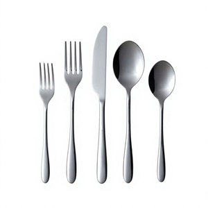 Luxury 5-Piece Stainless Steel Flatware Set High Quality <b>Star</b> Crafts India Back to School - Product Image 1