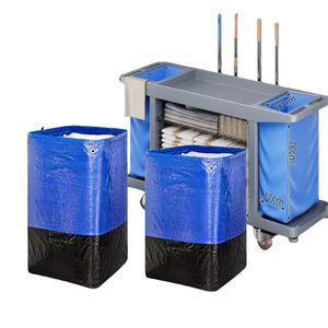 Le sac de collection de chariot de nettoyage de <span class=keywords><strong>PVC</strong></span> avec les coins renforcés empêche des dommages de bord - Product Image 1