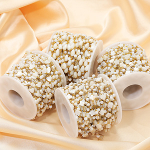 Cadenas <span class=keywords><strong>de</strong></span> cuentas <span class=keywords><strong>de</strong></span> acero inoxidable con forma <span class=keywords><strong>de</strong></span> corazón, flores, luna, estrella y conchas marinas para la fabricación <span class=keywords><strong>de</strong></span> joyería, accesorios y piezas al por mayor. - Product Image 1