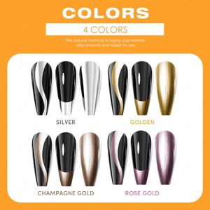 JTING - Nuevo Producto - Colección de Esmaltes de Gel con Efecto Espejo en 4 Colores, 12 ml, Esmalte de Gel para Pintar Uñas, OEM/ODM, Suministros de Arte de Uñas al por Mayor - Product Image 4