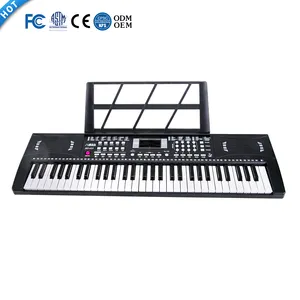 बीडी म्यूजिक पोर्टेबल 61 कुंजी डिजिटल इलेक्ट्रॉनिक ऑर्गन शुरुआती अनुकूल पियानो लर्निंग