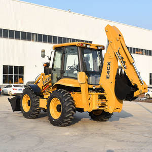 Avec moteur diesel 4 cylindres et distributeur de direction Eaton pour travaux agricoles, la rétrocaveuse sur roues Hengxing E4CX. - Product Image 3