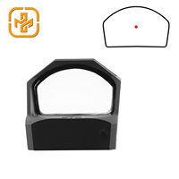 Focuhunter Optics 1x27mm Viseur Télescopique à Grande Fenêtre, Point Rouge de Chasse avec Fonction Shake Awake, Étanchéité IPX7, Rail de 20mm