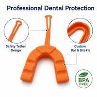 Protège-dents de rugby personnalisé avec sangle – Équipement de protection dentaire pour adulte, idéal pour la protection contre les chocs sportifs