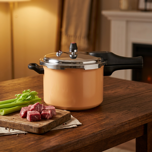 หม้ออัดแรงดันอะลูมิเนียมทนทาน รุ่น Factory <span class=keywords><strong>5</strong></span> <span class=keywords><strong>L</strong></span> ความดัน 80 กิโลปาสคาล สำหรับทำอาหารเร็ว ใช้กับเตาแก๊ส เหมาะสำหรับใช้ในครัวเรือน ร้านอาหาร และโรงแรม - Product Image 4