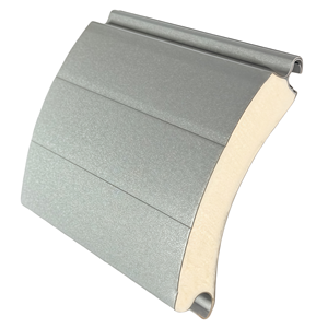 <span class=keywords><strong>Porte</strong></span> <span class=keywords><strong>de</strong></span> <span class=keywords><strong>garage</strong></span> extérieure moderne à enroulement rapide en aluminium avec moteur tubulaire silencieux et isolé pour la maison - Product Image 4