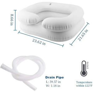 Lavabo de lavado de aire portátil para Hospital médico, lavabo de champú inflable para discapacitados para paciente - Product Image 2