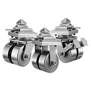 Bánh xe xoay đôi bằng thép rèn siêu bền 6/8/10/12 inch dùng cho <span class=keywords><strong>container</strong></span> vận chuyển - Product Image 3